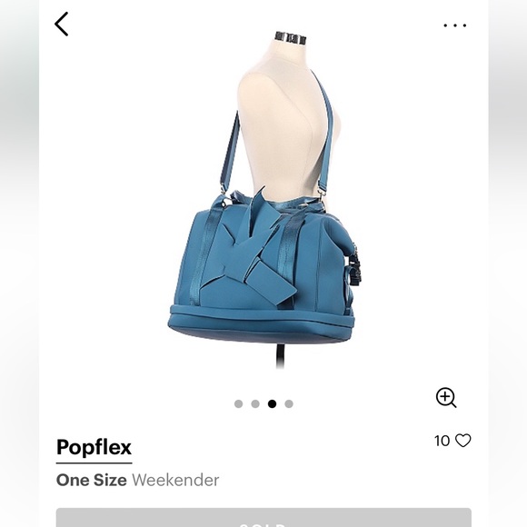 POPFLEX Bags Popflex Belladonna Duffle Blue Poshmark